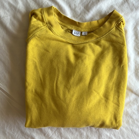 Gap Women’s Sweatshirt in Sunshine Yellow ☀️ Excellent Condition Small - Picture 5 of 5
